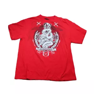 Camiseta Oficial Para Hombre Marca Siniestra Cruz Roja Serpiente Camiseta -- XL - Imagen 1 de 7
