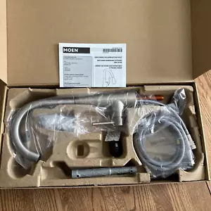 Moen 7864SRS Sleek 1.5 GPM 1 Hole Pull Down Kitchen Faucet Spot Resist Stainless - Picture 1 of 6
