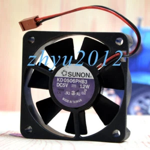 1pc SUNON KD0506PHB3 6015 6CM 5V 1.2W 2-wire 2-wire Cooling Fan - Picture 1 of 2