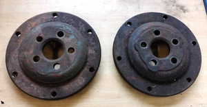 2x Adattatore Ruota 5 a 6 Fori - Ruota Anteriore - Cerchio Lancia Semidiesel / Full Diesel - Foto 1 di 4