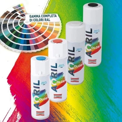 AREXONS BOMBOLETTA SMALTO SPRAY VERNICE COLORI ACRILICO 400 ML ACRILCOLOR - Immagine 1 di 2