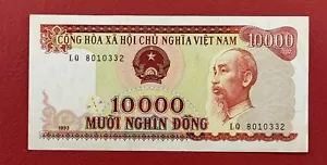 Viet Nam 10000 Dong 1993 Pick# 115a AUNC - Choice UNC. #PL2988 - Picture 1 of 2