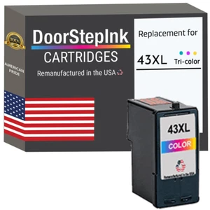 DoorStepInk Compatible Ink Cartridges for Lexmark 43XL Color-USA - Picture 1 of 5