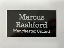 Marcus Rashford - 130x70mm Engraved Plaque for Signed Manchester United Display