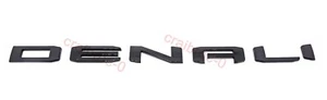 NEW Door DENALI Emblem Badge Letter for Sierra 1500 2500 3500 hd Yukon xL Canyon - Picture 1 of 2