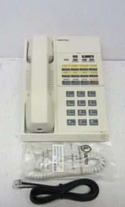 Iwatsu Omega IX-MKT 104076 8-Button Multi-Line (White) *Yellowed* - Picture 1 of 3