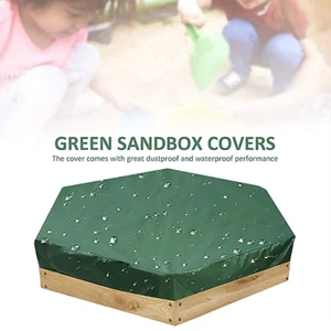 Kinderspielzeug mit Kordelzug Oxford Tuch Sechseck Sandkasten Abdeckung Wasserdicht Staub UV  - Bild 1 von 7