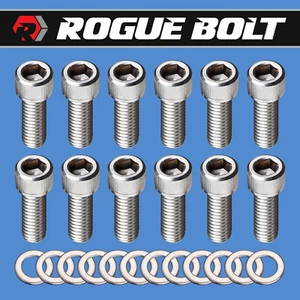 SBC INTAKE MANIFOLD BOLTS STAINLESS STEEL KIT 283 327 350 400 SMALL BLOCK CHEVY - Bild 1 von 1