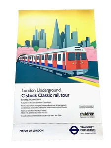 C Stock Classic Rail Tour Transport for London Poster - Picture 1 of 2