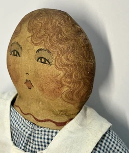 17" Talbott Doll Co Artist Signed Charmaine La Poupee Paysanne Folk Art Cloth - Picture 1 of 20