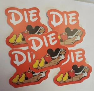 RARE VINTAGE MICKEY MOUSE STICKERS 5 PACK LOT ** WORLDWIDE 🌐 SHIPPING ** - Picture 1 of 5