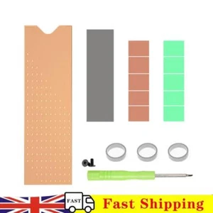 Copper Heat Sink with Thermal Silicone Pad Radiator for M.2 2280 SSD (M2 PRO) - Afbeelding 1 van 9