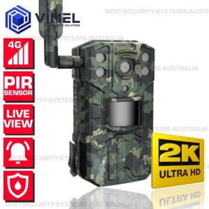 4G Trail Game Camera Outdoor Security Hunting 2K LIVE VIEW Sim Card Farm Home - Picture 1 of 13