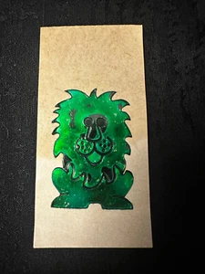 Rare Vintage 80s Mystik Oilies Oilie Oily Oilly Lion Touch Sticker 1980s - Picture 1 of 1