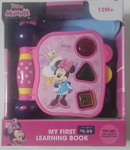 Disney Junior My First Learning Book Lights Sound - English Spanish - Minnie - Picture 1 of 6