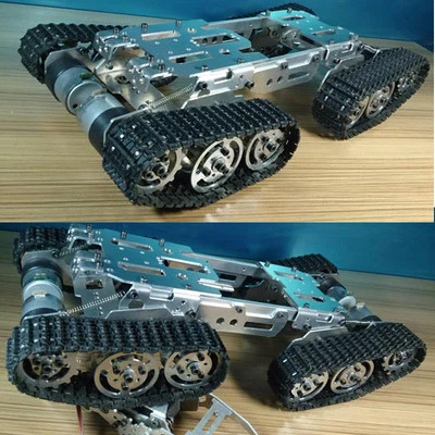 Metal ATV Track Robot Tank Chassis suspension obstacle crossing Crawler For DIY - Image 1 of 4