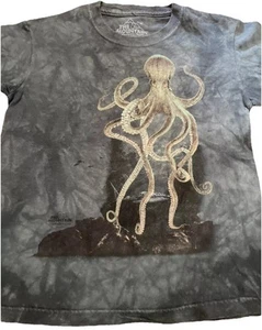 The Mountain Brand Made In USA Poipu Beach Kauai Octopus T-Shirt Kids Size M - Picture 1 of 19