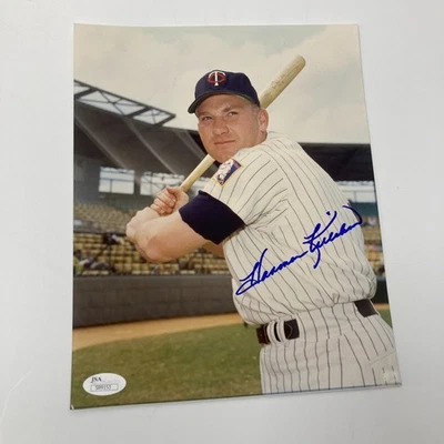 Harmon Killebrew Signed 8x10 Photo JSA Certified - Image 1 of 4