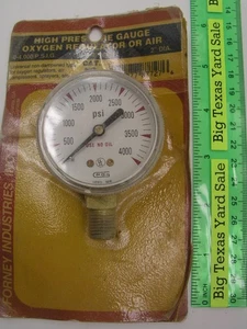 0-4000PSI Pressure Gauge Forney - Picture 1 of 1