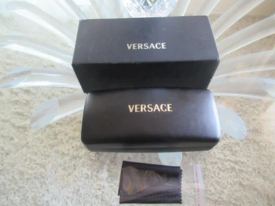 NUEVO ESTUCHE AUTÉNTICO NEGRO PARA GAFAS CON CAJA TELA SELLADA ~ NUEVO/OTRO Foto 1 de 4