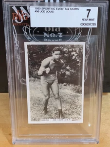 1935 Pattreiouex Sporting Events & Stars #56 Joe Louis Boxen RC BVG 7 Near Mint - Bild 1 von 4