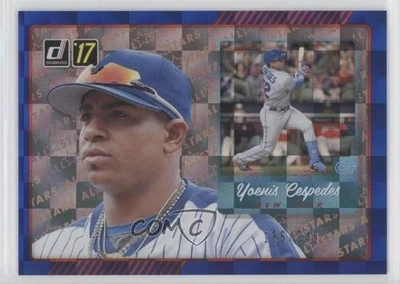 2017 Panini Donruss All-Stars Blue /249 Yoenis Cespedes #AS-12 - Image 1 of 2