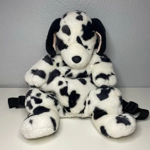 Vintage Mango Teddy Bear Co Dalmatian Backpack Plush Dog 17” Bag - Picture 1 of 14