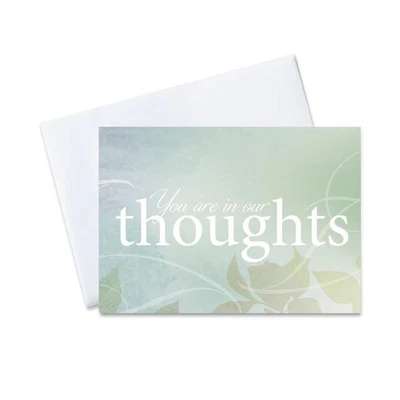 Sympathy Cards with Envelopes from Group (In Our Thoughts) Bulk 25 Pack of El... - Image 1 of 4