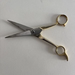 Vintage C-MON 25000 Haircuts 7" Barber Shears Scissors Peter J Michaels USA - Picture 1 of 6