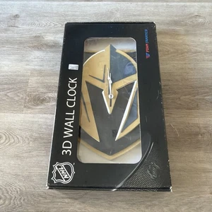 Foam Fanatics Las Vegas Golden Knights 3D Wall Clock New Large NHL Hockey - Picture 1 of 7