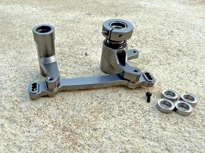 7075 Aluminum  Steering Bellcrank Set for Losi 1/6 8IGHT-X / XE / XTE Ti - Image 1 of 4