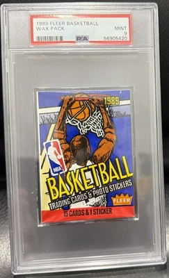 🔥1989 Fleer Basketball Wax Pack PSA 9 MINT  🏀LOWEST EBAY PRICE FOR A PSA9!!! - Image 1 of 4
