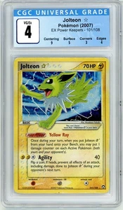 Pokemon Jolteon Gold Star EX Power Keepers #101 CGC 4 - Picture 1 of 2