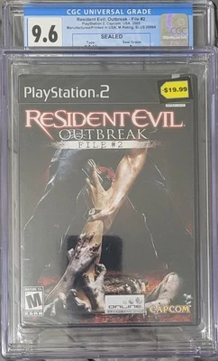 Resident Evil: Outbreak File #2 PlayStation 2 Sealed CGC Graded 9.6 A++ Y-Fold - Image 1 of 4