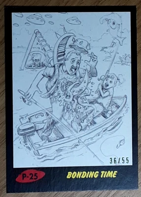 2017 Mars Attack's The Revenge Black Card P25 BONDING TIME. - Image 1 of 3