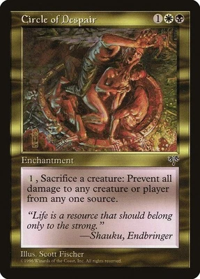 MTG Circle of Despair NM Mirage MIR Reserved List Magic card old school - Image 1 of 3