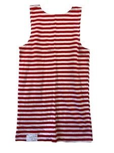 Camiseta sin mangas vintage bretona a rayas para adultos militar algodón ruso Telnyashka - Imagen 1 de 7