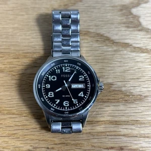 Fossil AM-4332 Stainless Steel Watch New Battery Womens - Picture 1 of 17