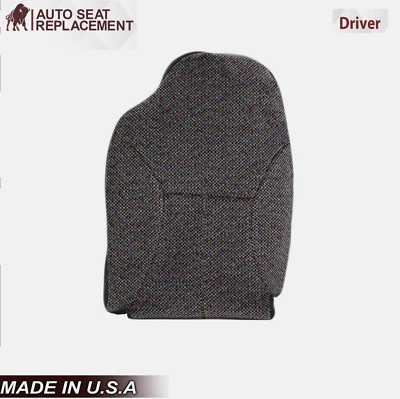 For 1998 1999 2000 2001 Dodge Ram SLT Laramie Cloth Seat Cover Agate Driver Top - Image 1 of 4