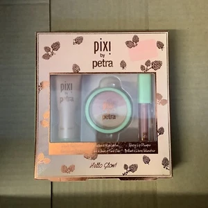 ⭐️NEW⭐️ PIXI ⭐️ Hello Glow Kit ⭐️ Peach Honey Blush Duo ⭐️Illuminator⭐️Lip Plump - Picture 1 of 5