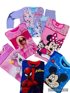 Offertissima Pigiama lungo cotone leggero primaverile Bimbo Bimba 2 pezzi Disney - Foto 1 di 19