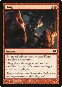FLING X 4 E/X+ DARK ASCENSION MAGIC THE GATHERING - Imagen 1 de 1