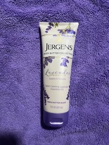 Jergens Lavender Body Butter Body and Hand Lotion, Indulgent Moisturization 7 oz - Picture 1 of 2