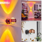 Wand Lampen 2x Farbfilter Magenta Schlaf Wohn Zimmer Leuchten Up- & Down Effekt
