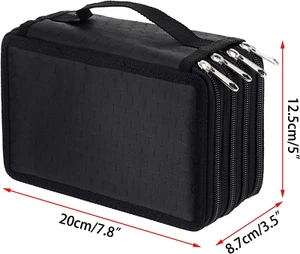 Handy Wareable Oxford Colored Pencil Bags Large 72 Slots Pencil Organizer Por... - Picture 1 of 1