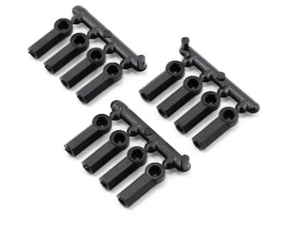 RPM Heavy Duty 4-40 Rod Ends (Black) (12) [RPM73372] - Image 1 of 2