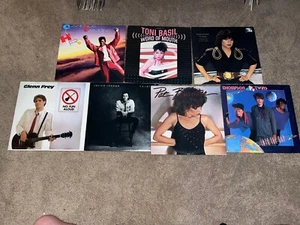 7 Lot ALBUM vinyl records 70’s 80’s Frye Mellencamp Pousette Thompson Benatar - Picture 1 of 24