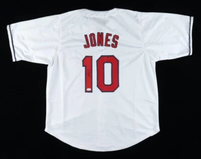 Nolan Jones Autographed Cleveland Indians / Guardians Jersey JSA COA! - Image 1 of 3