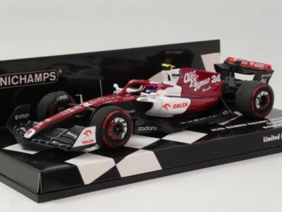 Minichamps Alfa Romeo Orlen C42 #24 Zhou Guanyu Bahrain 2022 1/43 417220124 - Immagine 1 di 3
