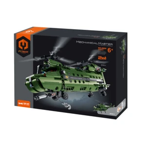 393pc iM.Master 2-in-1 Military Helicopter Building Blocks Kids Toy Set Green 6+ - Picture 1 of 8